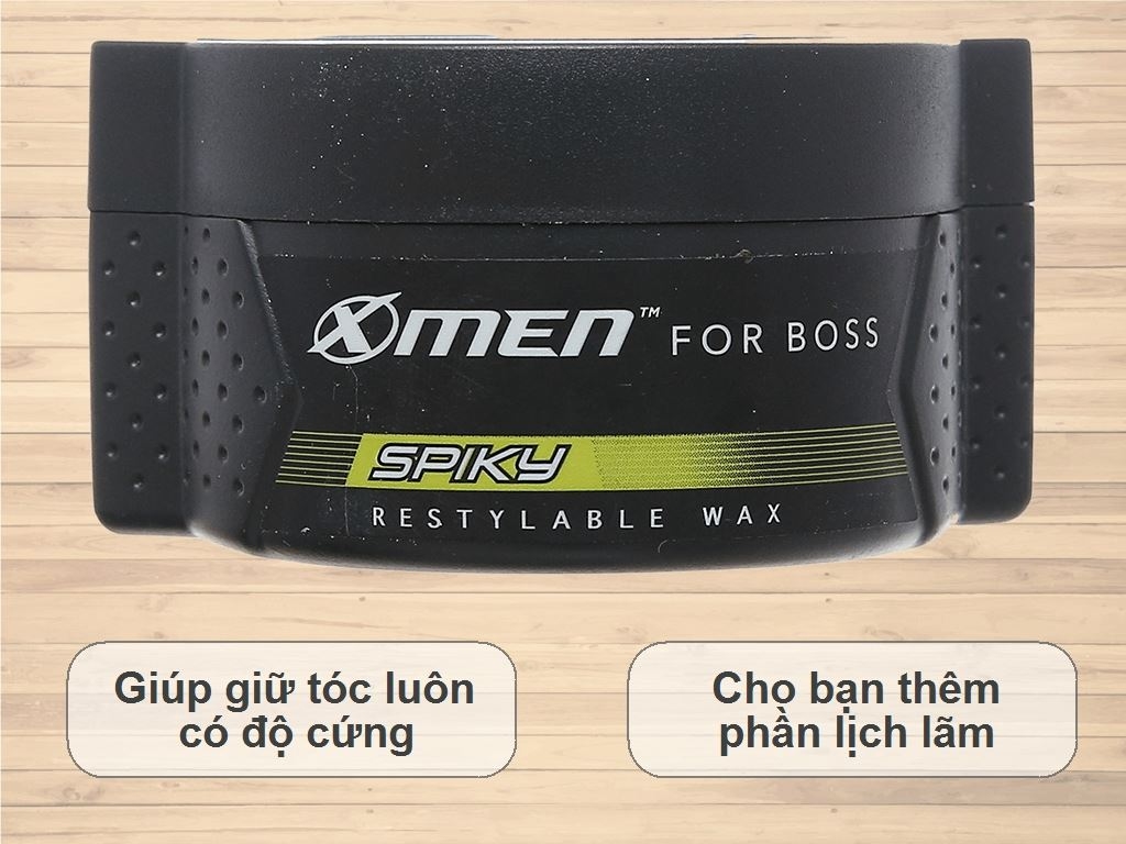 Sáp vuốt tóc X Men For Boss Spiky mang đến cho anh em điều gì?
