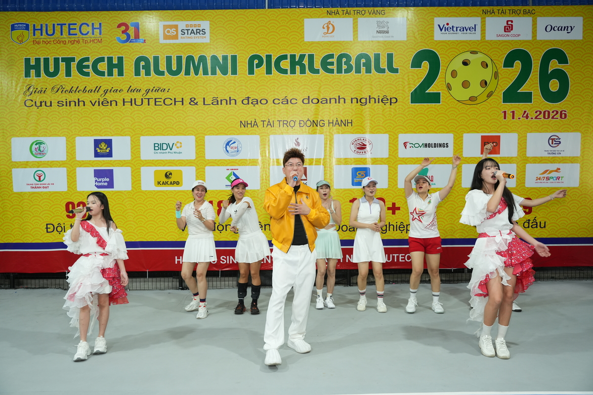 Giải đấu ‘HUTECH Alumni Pickleball 2026’ thu hút 180 vận động viên tranh tài 7 Giải đấu ‘HUTECH Alumni Pickleball 2026’ thu hút 180 vận động viên tranh tài