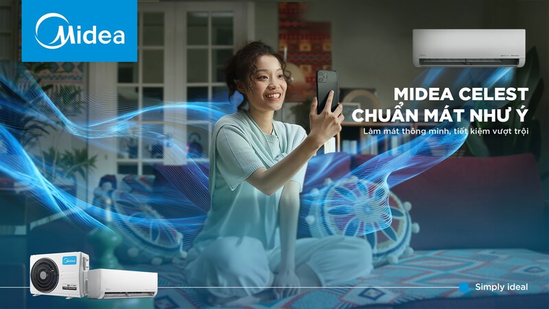 Midea Celest mang đến giải pháp làm mát mạnh mẽ, tiết kiệm điện cho mùa hè 2026 tại Việt Nam