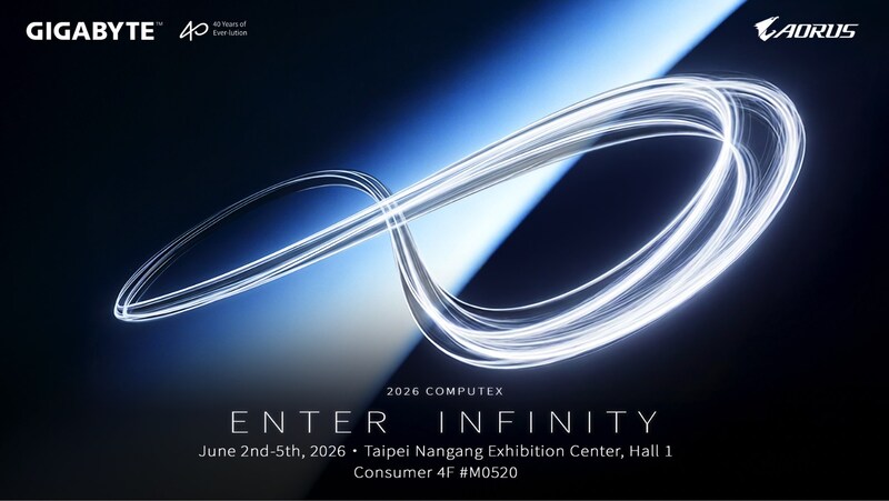 GIGABYTE mang chủ đề ENTER INFINITY đến COMPUTEX 2026, giới thiệu hệ sinh thái AI và các trải nghiệm điện toán sống động