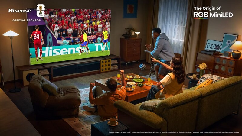 Hisense khởi động chiến dịch FIFA World Cup 2026™, đưa người hâm mộ đến gần hơn thông qua thông điệp “Đổi mới vì cuộc sống tốt đẹp hơn”