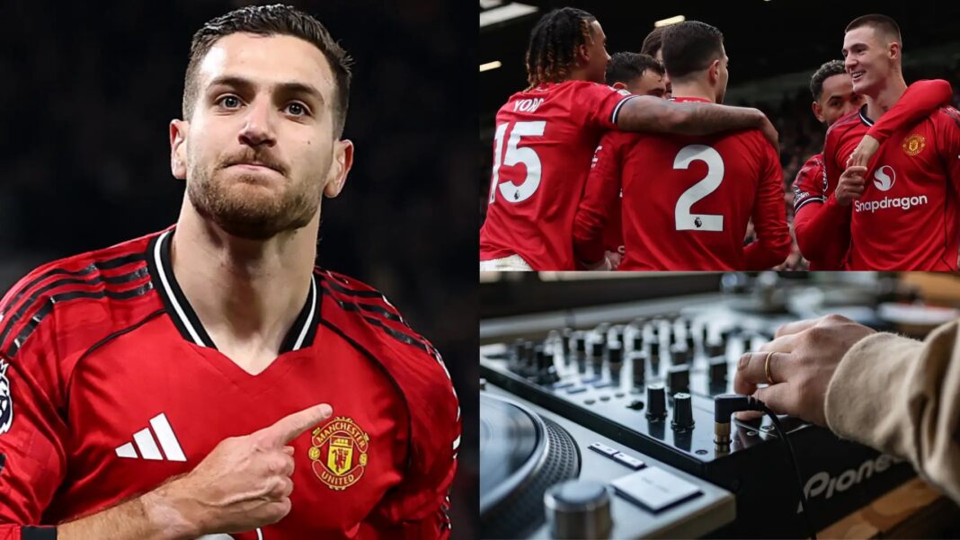 Diogo Dalot trở thành “DJ gây tranh cãi” nhất phòng thay đồ MU