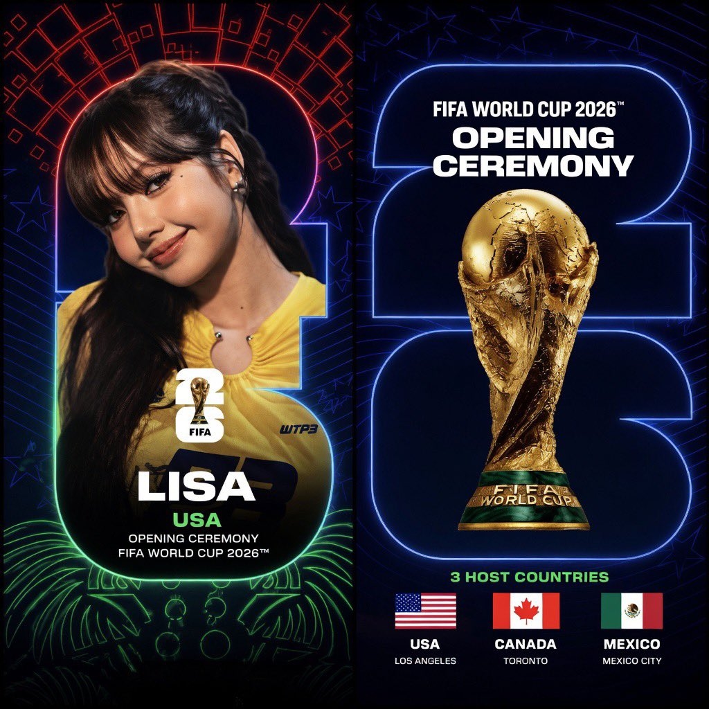 FIFA chọn Lisa cho sân khấu World Cup 2026