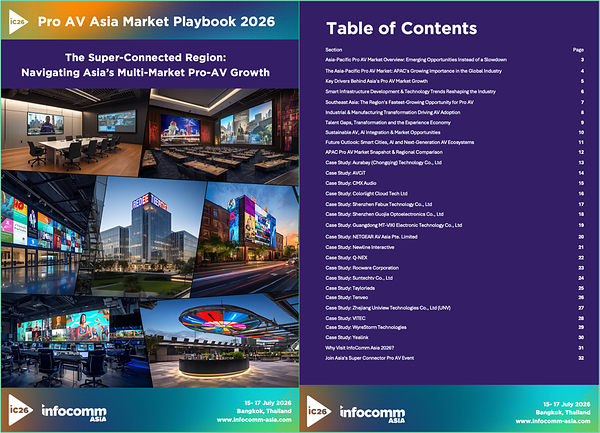 INFOCOMM ASIA CÔNG BỐ CẨM NANG CHIẾN LƯỢC THỊ TRƯỜNG PRO AV CHÂU Á – THÁI BÌNH DƯƠNG 2026, HÉ LỘ NHỮNG CÔNG NGHỆ, THỊ TRƯỜNG VÀ CƠ HỘI ĐANG ĐỊNH HÌNH TƯƠNG LAI SỐ CỦA KHU VỰC