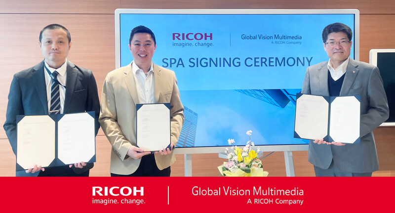 Ricoh Châu Á Thái Bình Dương mua lại Global Vision Multimedia, thúc đẩy chiến lược cung cấp dịch vụ nơi làm việc trên toàn cầu của Ricoh.