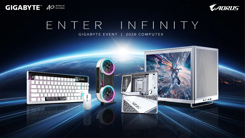 GIGABYTE EVENT ra mắt hệ sinh thái sản phẩm toàn diện với chủ đề “ENTER INFINITY” tại COMPUTEX 2026