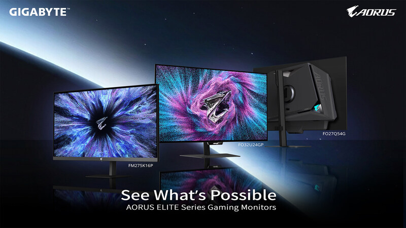 GIGABYTE giới thiệu dòng màn hình chơi game AORUS ELITE Series với công nghệ OLED và Mini LED