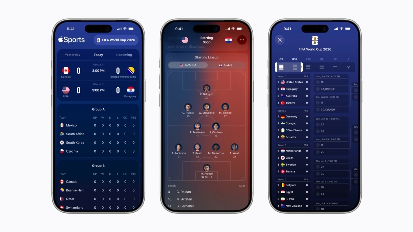 Người dùng Apple cập nhật kết quả World Cup 2026 ở đâu? 2 Người dùng Apple cập nhật kết quả World Cup 2026 ở đâu?