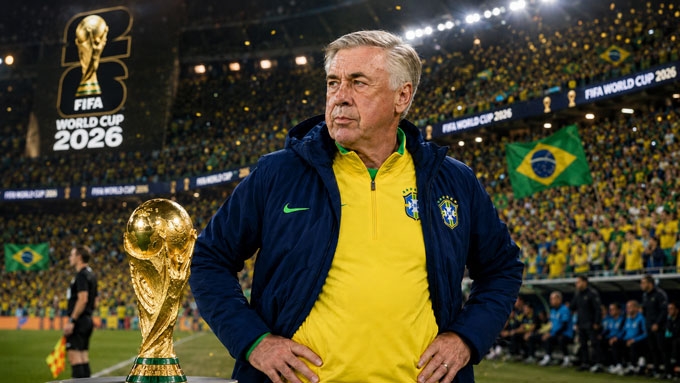 Brazil chưa vô địch World Cup 24 năm: Áp lực mang tên Vinicius Jr.