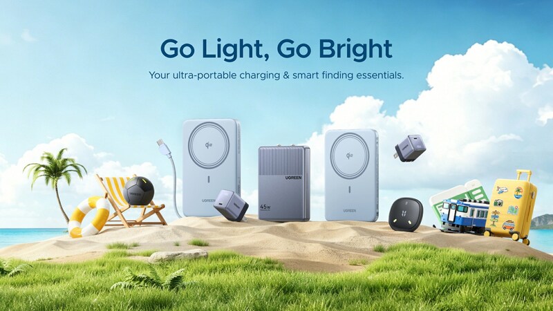 UGREEN ra mắt các giải pháp sạc và thiết bị định vị mới cho mùa du lịch hè gọn nhẹ, an tâm hơn