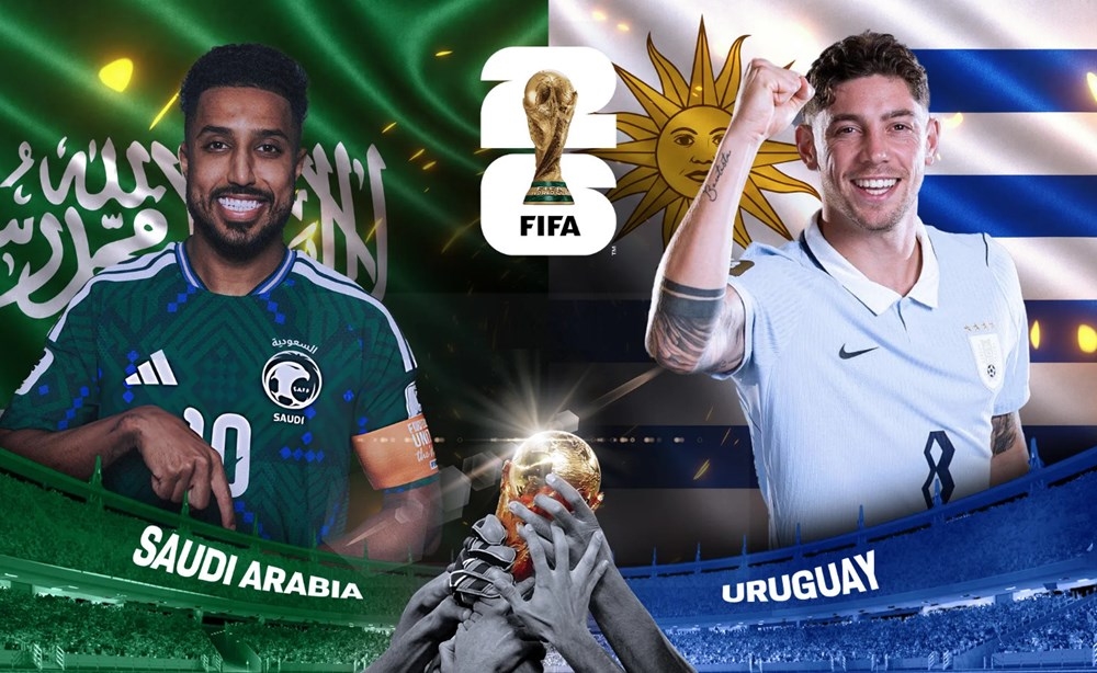 Ả Rập Xê Út – Uruguay: Châu Á tiếp tục rực sáng?