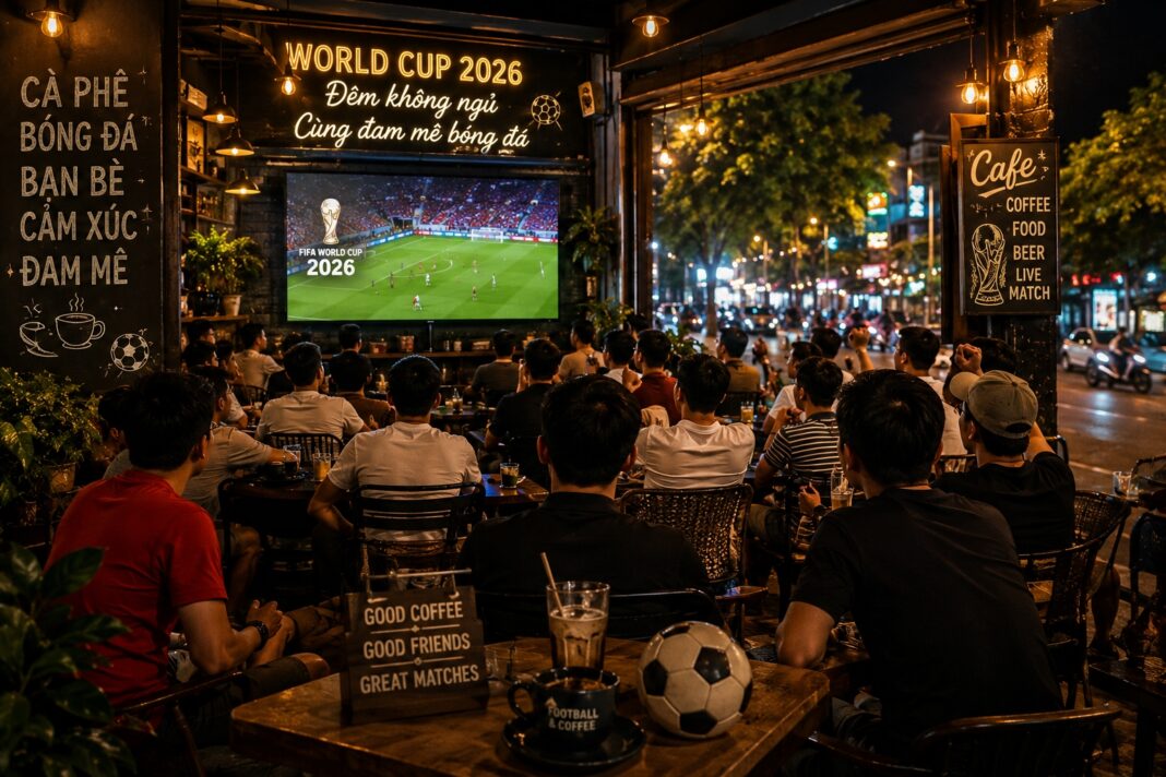 World Cup và những đêm quán cà phê trở thành sân vận động