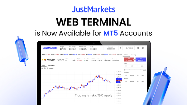 Giao dịch Trực tiếp Ngay trên Trình duyệt: JustMarkets Ra mắt Web Terminal